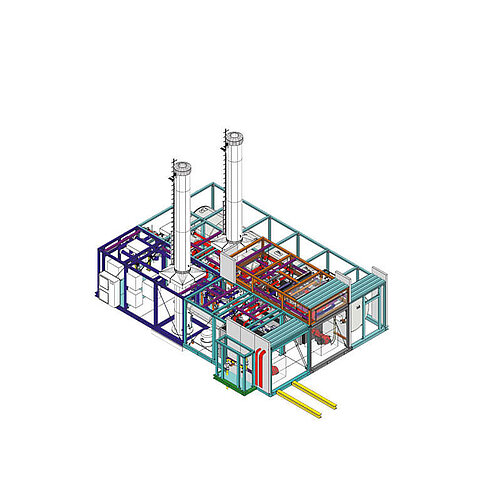 Technisches Schema des Lausser Werks Neutraubling