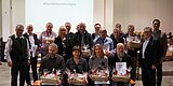 Gruppenfoto der Geschäftsführung und der geehrten Lausser Mitarbeiter beim Jubiläum 2017