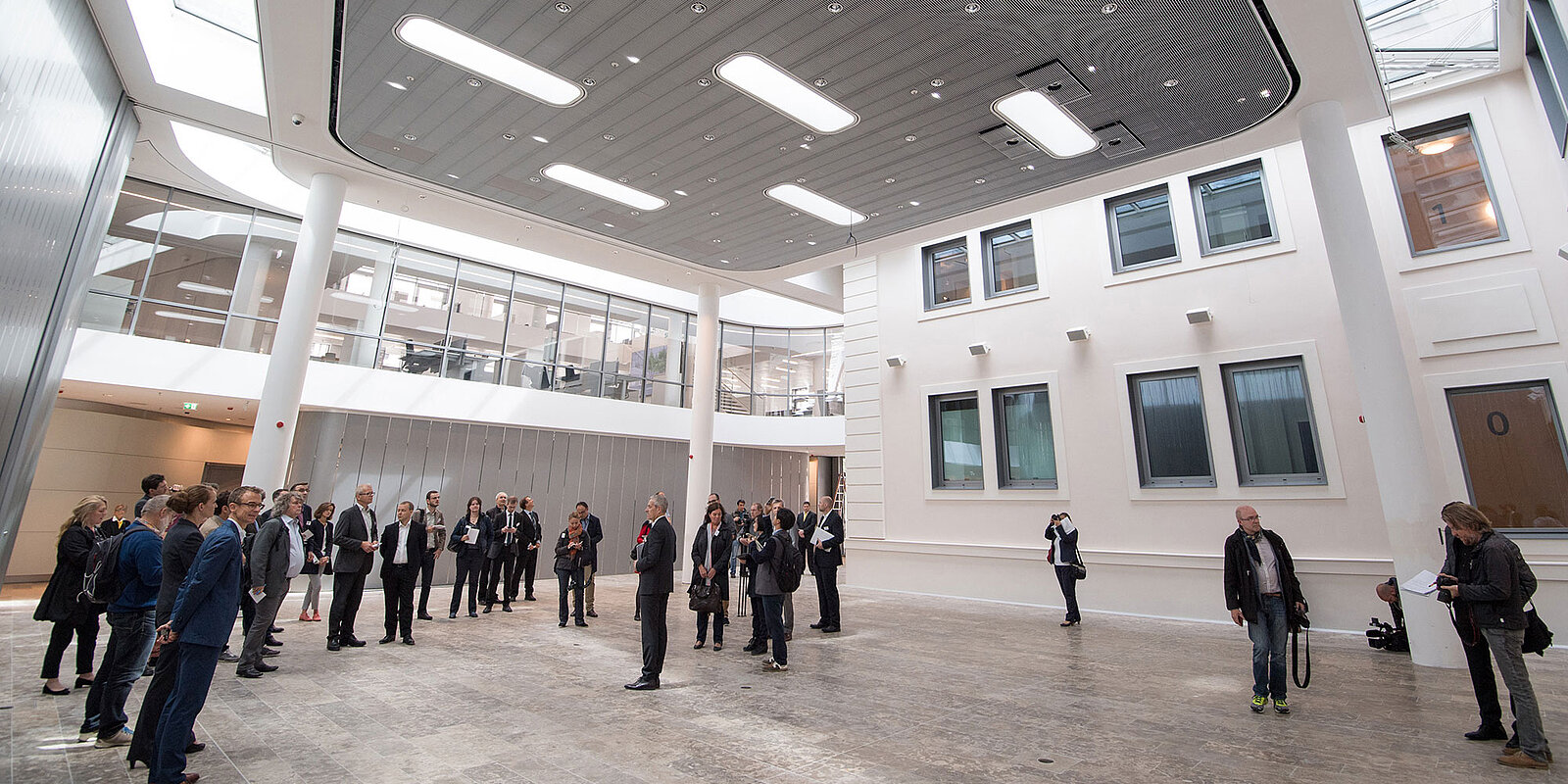 Auditorium der Siemens Konzernzentrale mit Gästen