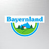Bayernland Logo auf Metallhintergrund