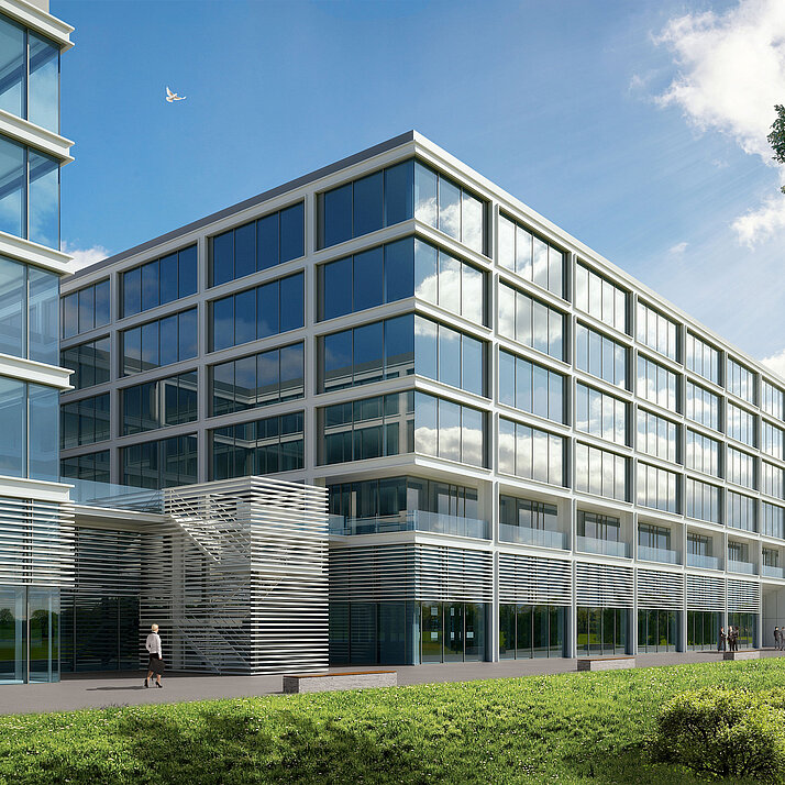 Forschungs- und Innvoazionszentrum (FIZ) von BMW in München von außen