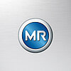 Maschinenfabrik Reinhausen Logo auf Metallhintergrund